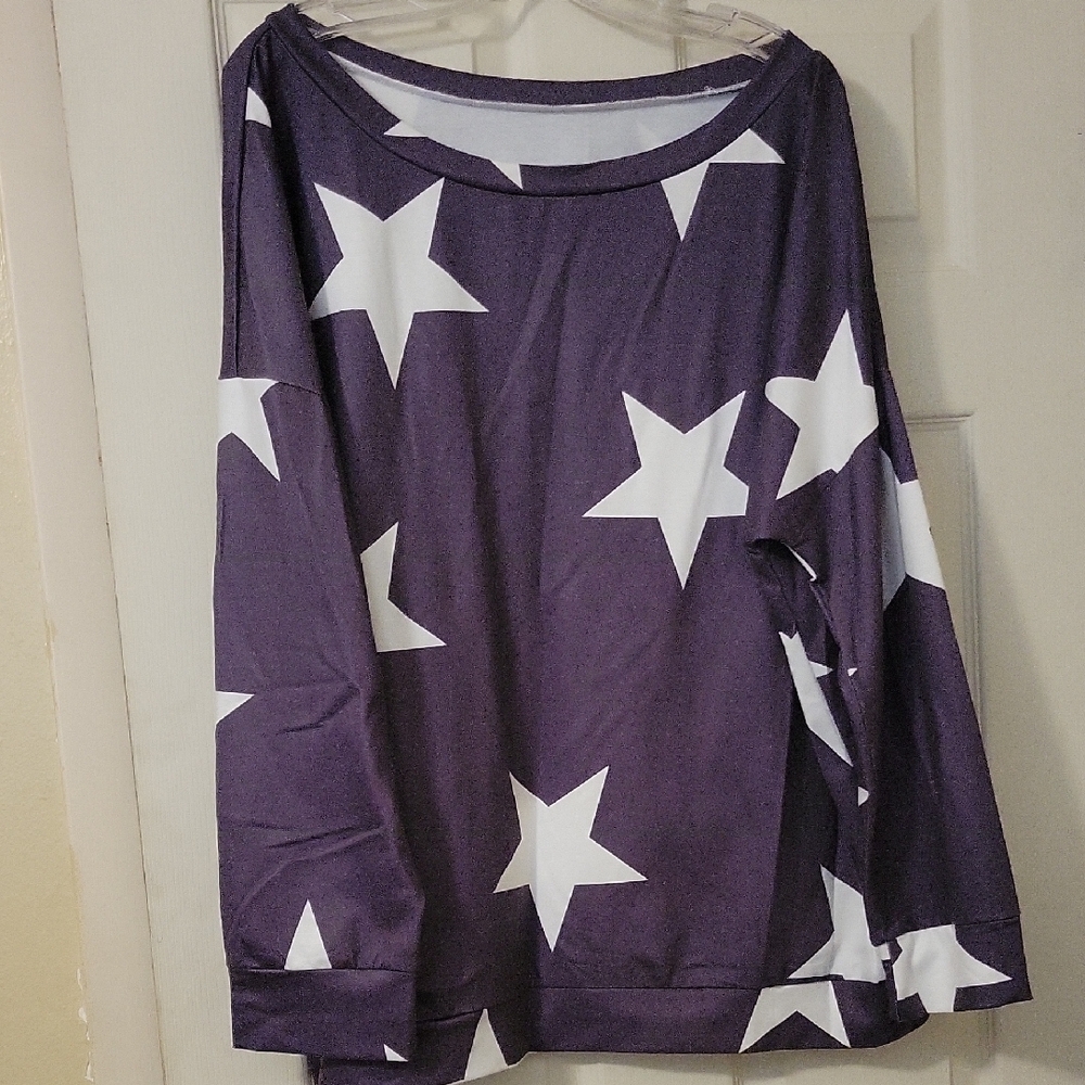 Blue/grey Long Sleeve Sweatshirt